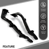 G-PLUS Rear Outer Bumper Brackets Support Compatible with Dodge Journey 2014-2020 Black 68190681AD,68190680AD