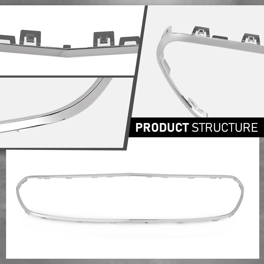 G-PLUS Grille Trim Compatible with Benz E300 (submodel: 4Matic, Base) 2017-2019, For Models Without Luxury Package,Fit Benz E350 2020,Fit Benz E400 4Matic Convertible & Coupe 2018 2138850200