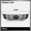 G-PLUS Front Grille W/Chrome Trim, Compatible with Kia Magentis (submodel: LX, LX Premium, SX)/ Optima (submodel: EX, LX, SX) 2009-2010, 863502G500, KI1200136