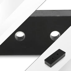 G-PLUS Hood Bumper Set for Hummer Humvee Black Replacement Product Image