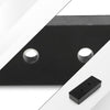 G-PLUS Black Hood Bumper Set Compatible with Hummer Humvee Replaces Factory #1233888, 12338896