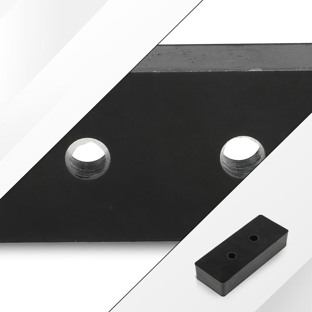 G-PLUS Black Hood Bumper Set Compatible with Hummer Humvee Replaces Factory #1233888, 12338896