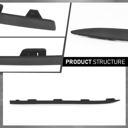 G-PLUS Front Left Bumper Trim Molding, Compatible with Benz A220 A250 2019-2022 With AMG Styling Package, Fit Benz A35 AMG 2020-2022, Driver Side, 1778854303, MB1046162