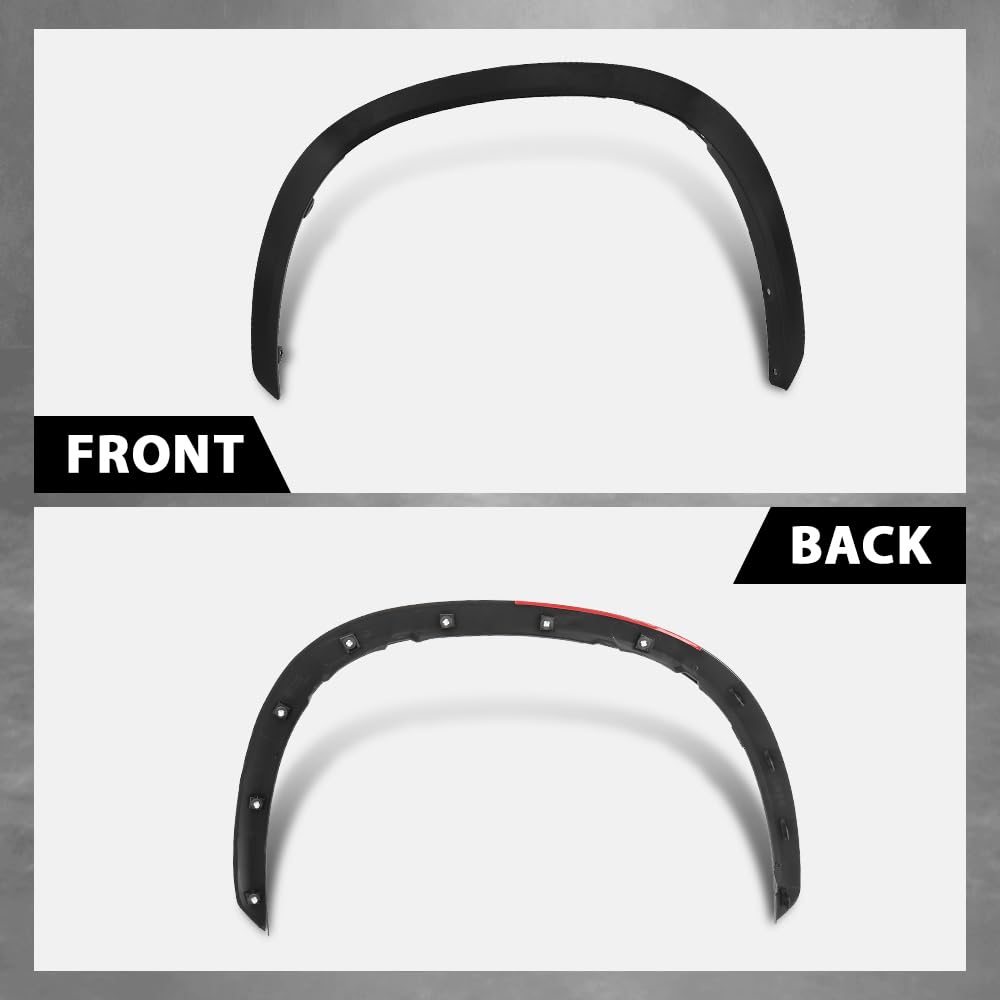 G-PLUS Front Left Fender Flare Compatible with Toyota Highlander 2020 2021 2022 Wheel Arch Trim 750860E040