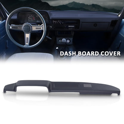 G-PLUS TPE Dashboard Dash Cover Compatible with Toyota Pickup 1979-1983 w/o Side Window Defrost Only Dark Blue ABS
