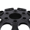 G-PLUS 10" Black Wheel Cover Hub Caps Compatible with EZGO Club Car and Yamaha Golf Cart Hubcaps Set of 4