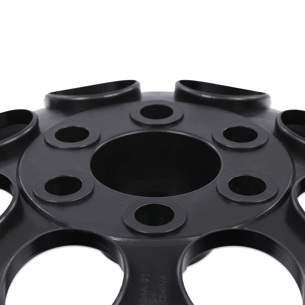 G-PLUS 10" Black Wheel Cover Hub Caps Compatible with EZGO Club Car and Yamaha Golf Cart Hubcaps Set of 4