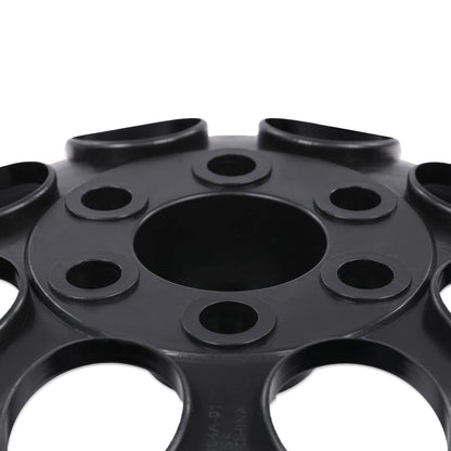G-PLUS 10" Black Wheel Cover Hub Caps Compatible with EZGO Club Car and Yamaha Golf Cart Hubcaps Set of 4