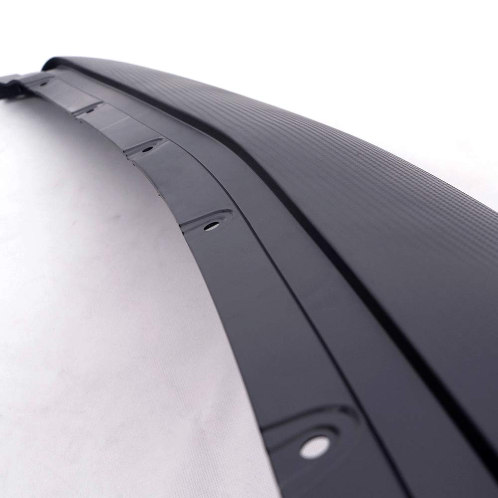 G-PLUS Front Lip Splitter Kit Compatible with 2013-14 Ford Mustang(Not Fit GT500 & Shelby), Car Carbon Lip Splitter Chin Spoiler Body Kit,Black