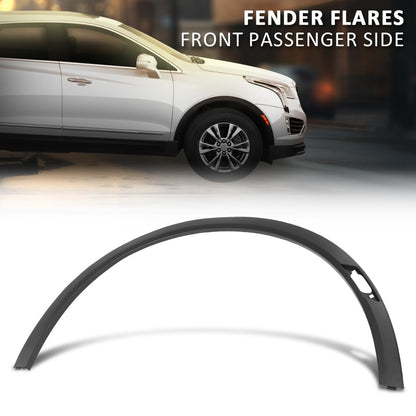G-PLUS Fender Flares Front Passenger Right Side Compatible with Cadillac XT5 2017-2024 84096070, GM1291263 Black