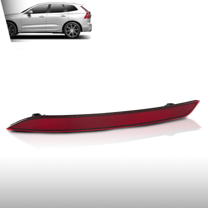 G-PLUS Bumper Reflector Rear Left Compatible with Volvo XC60 2018-2024 31656677 Red