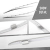 G-PLUS Bumper Trim Rear Compatible with Benz C230 (submodel: 4Matic, Base) 2008 2009, Fit Benz C300 Base 2008 2009 2010,2048851021, 2048850921 Silver