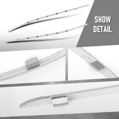 G-PLUS Bumper Trim Rear Compatible with Benz C230 (submodel: 4Matic, Base) 2008 2009, Fit Benz C300 Base 2008 2009 2010,2048851021, 2048850921 Silver