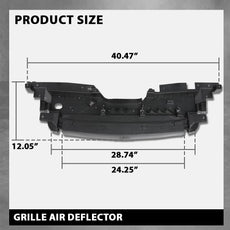 G-PLUS Grille Air Deflector for Jeep Cherokee 2019-2021 Upper Radiator Seal Product Image