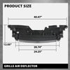 G-PLUS Grille Air Deflector Upper Rad Seal Compatible with Jeep Cherokee 2019-2021 68437115AA, CH1218119