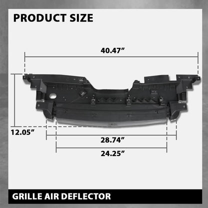 G-PLUS Grille Air Deflector Upper Rad Seal Compatible with Jeep Cherokee 2019-2021 68437115AA, CH1218119