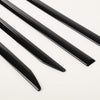 G-PLUS Chrome ABS Body Side Moldings Trim 4pcs Compatible with 2019-2021 Dodge RAM 1500 Crew Cab Door Molding Trim Kit Strips Universal Door Protector Automotive Molding Trim