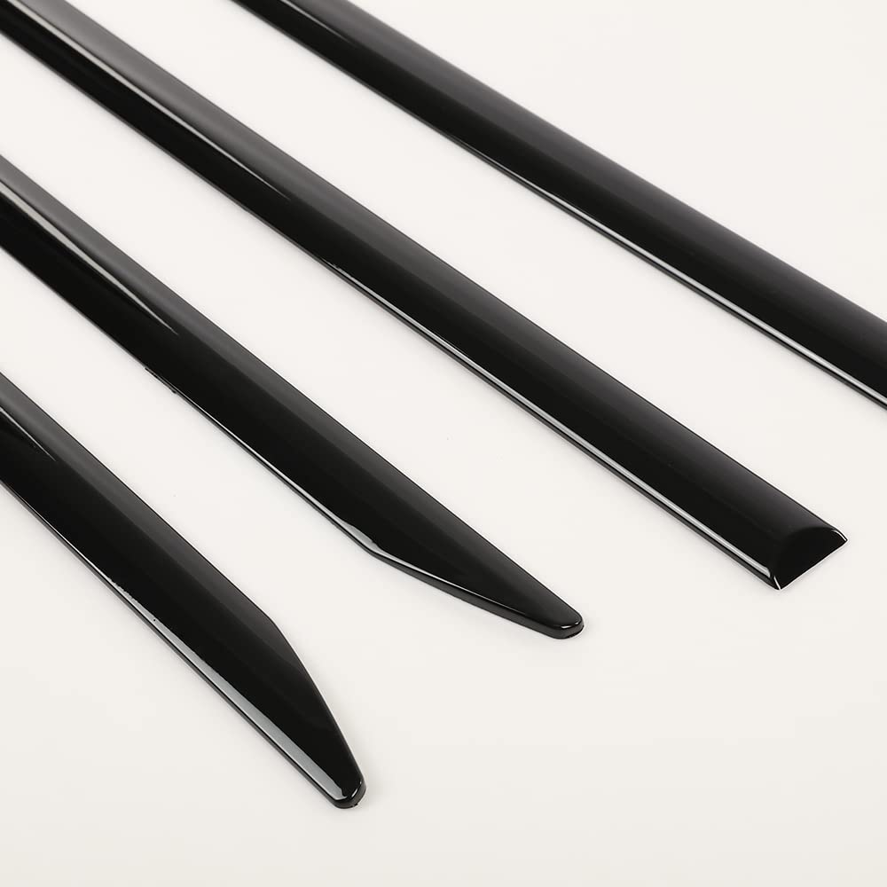 G-PLUS Chrome ABS Body Side Moldings Trim 4pcs Compatible with 2019-2021 Dodge RAM 1500 Crew Cab Door Molding Trim Kit Strips Universal Door Protector Automotive Molding Trim