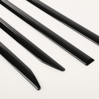 G-PLUS Chrome ABS Body Side Moldings Trim 4pcs Fit Dodge RAM 1500 2019-2021 Crew Cab Door Molding Trim Kit Strips Universal Door Protector Automotive Molding Trim