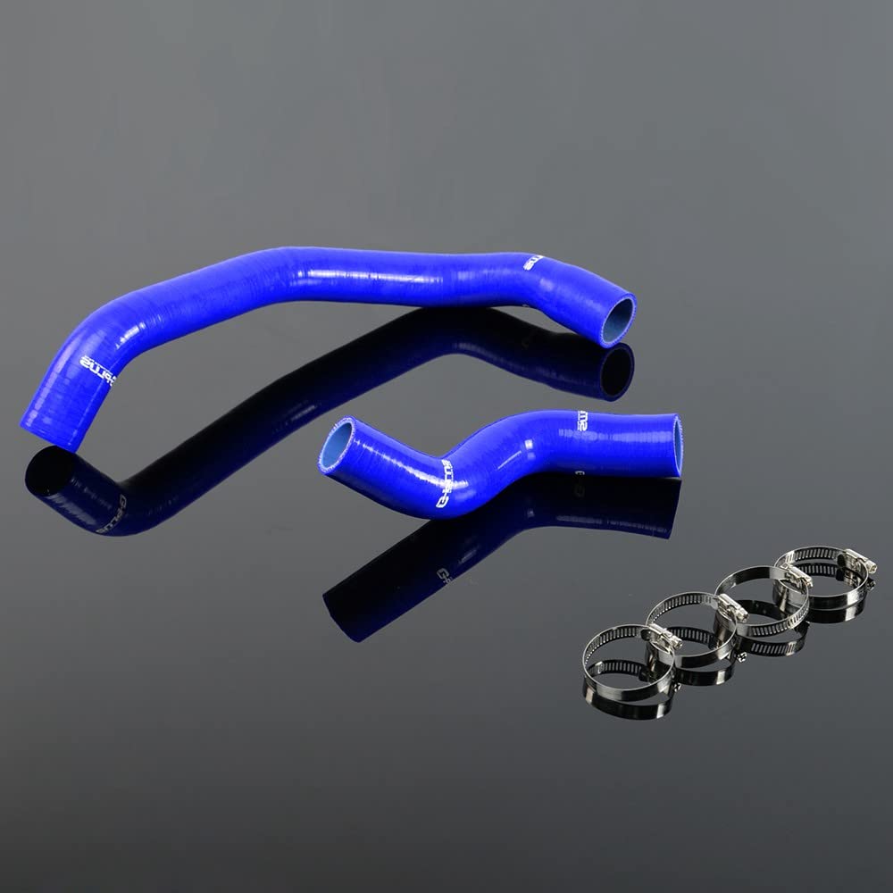G-PLUS Silicone Heater Hose Kit Compatible With Nissan Skyline GTR R33 R34 RB26DET,Blue
