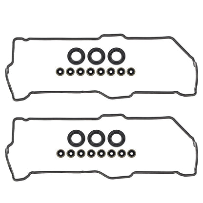 G-PLUS Valve Cover Gasket Set Fit 1996-2002 Toyota 4Runner /1995-1998 Toyota T100 /1995-2004 Toyota Tacoma /2000-2004 Toyota Tundra 3.4L V6 DOHC, 5VZFE