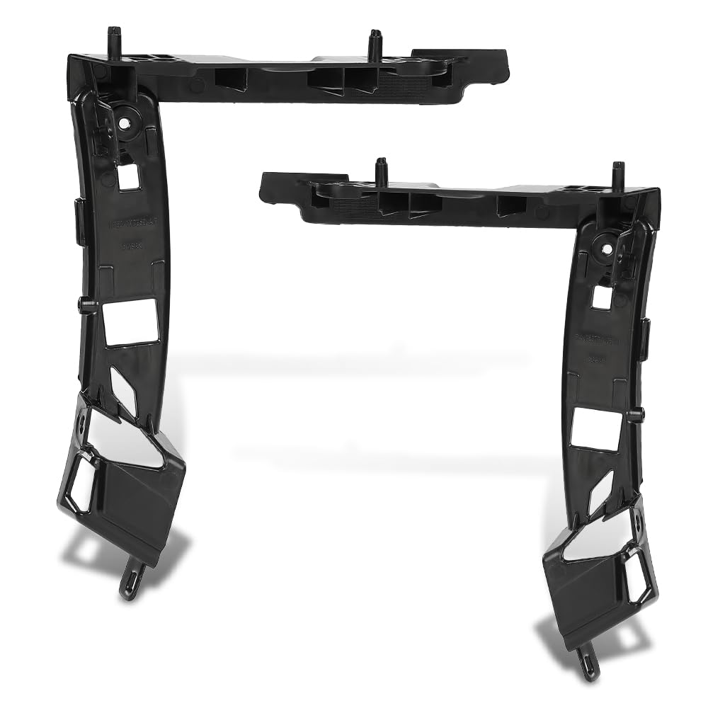 G-PLUS Front Driver and Passenger Side Bumper Bracket Compatible with Lincoln MKZ Base/Select 2017-2020 FO1043150, FO1042150, HP5Z17C947C, HP5Z17C947D Black