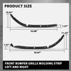 G-PLUS Front Bumper Grille Molding Strip Compatible with Chevy Malibu 2016-2021 23478391 23478390 2Pcs Right Left