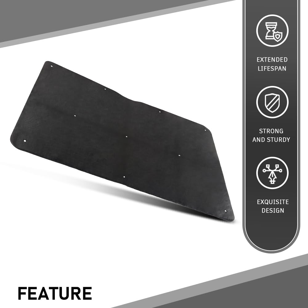 G-PLUS Black Under Hood Insulation Pad 1/2" Clips Compatible with Buick Regal 1981 1982 1983 1984 1985 1986 1987