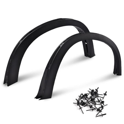 G-PLUS Fender Flares, Compatible with BMW X5 E70 With 20" / 21" Wheel Models Only 2007-2013, [Do Not Fit M Models], Arch Extension Wheel Extended Protector Smooth Black 4pcs