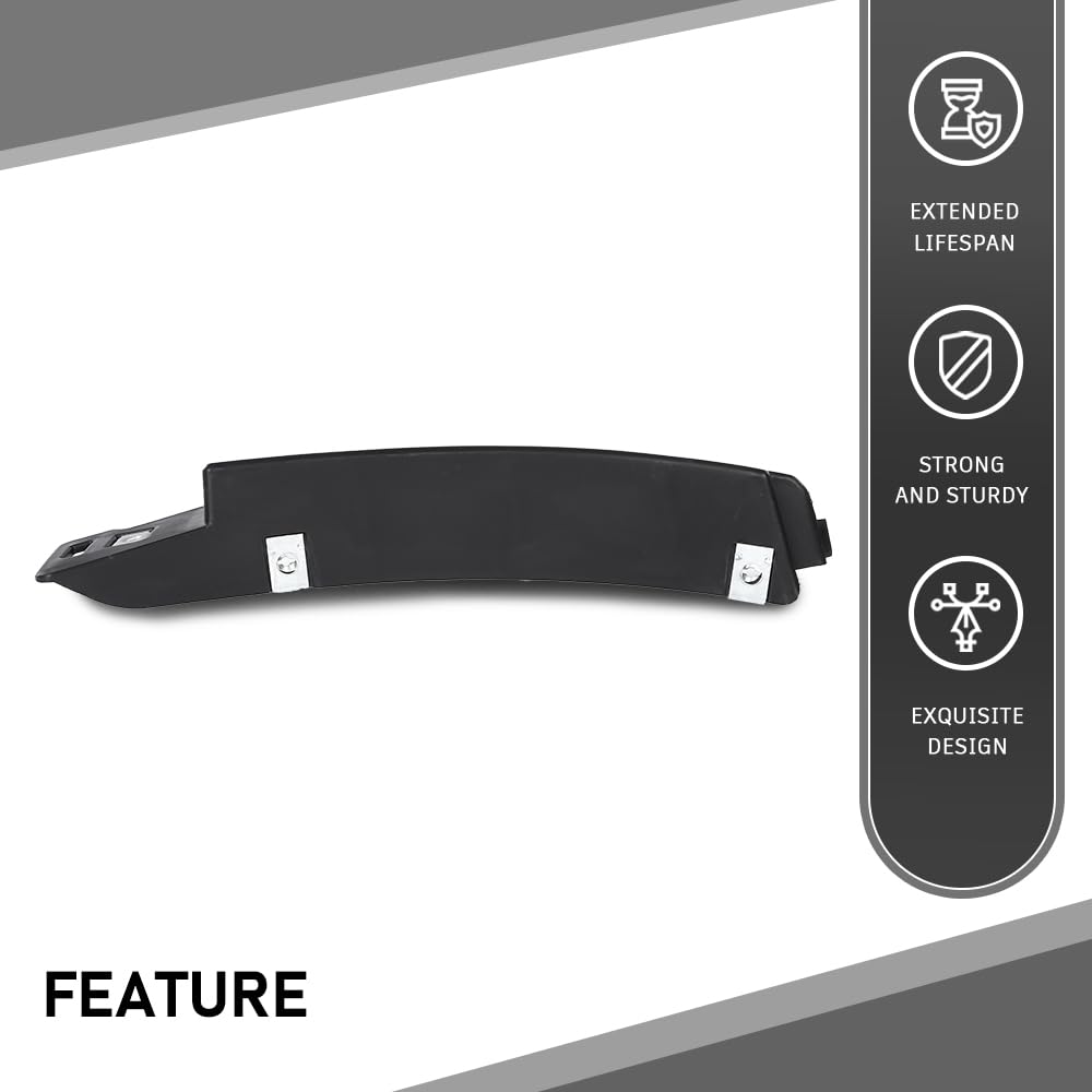 G-PLUS Front Right RH Bumper Cover Support Lower Bracket Compatible with Buick Envision 2016 2017 2018 2019 2020 22905949, GM1027101 Black