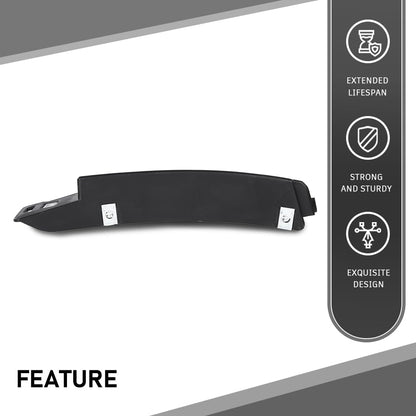 G-PLUS Front Right RH Bumper Cover Support Lower Bracket Compatible with Buick Envision 2016 2017 2018 2019 2020 22905949, GM1027101 Black
