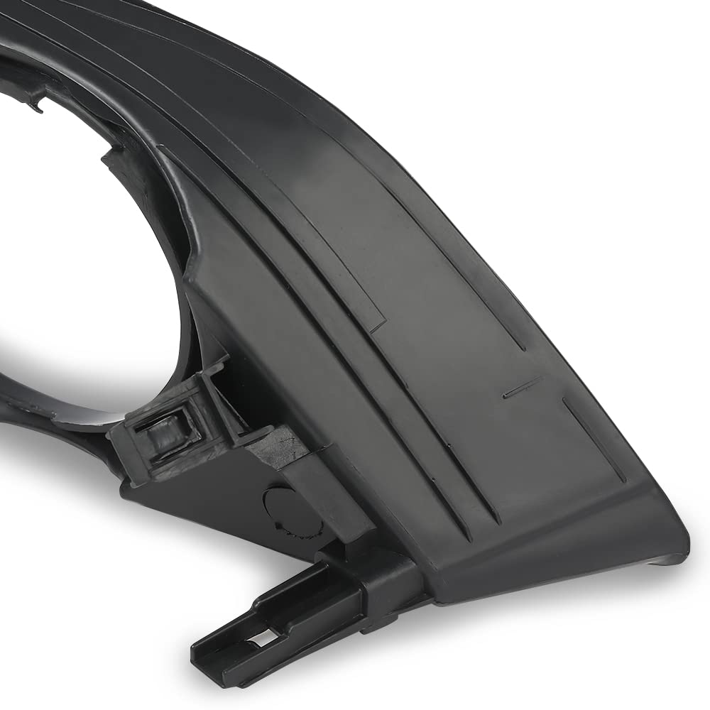 G-PLUS Front Bumper Fog Light Trim Set Compatible with 2009-2010 Toyota Corolla Left & Right w/Fog Light Hole 8148102100, TO1039116, 8148202090, TO1038116 Fog Lamp Accessories