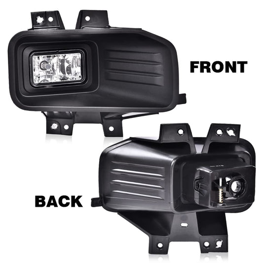 G-PLUS Fog Light Assembly Compatible with Ford F150 Pick Up 2018 2019 2020 Halogen Driver & Passenger Side Fog Lamps JL3Z15201A JL3Z15200A FL3Z15200B FL3Z15201B