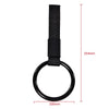 G-PLUS JDM Tsurikawa Ring Round Subway Train Bus Car Handle Hand Straps Drift Charm, Rear Bumper Warning Ring (Black)