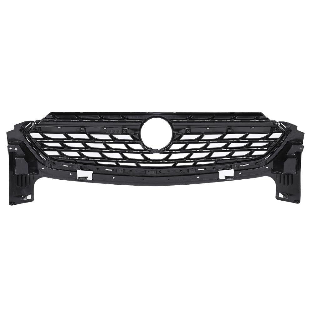 G-PLUS Front Bumper Upper Grille Chrome Black Compatible with Buick Envision Avenir 2021 2022 2023 84899914