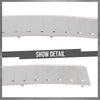G-PLUS Rear Bumper Step Plate Trim Chrome Compatible with Benz ML250 Bluetec 4Matic 2015 Fit Benz ML350 Base 2013-2015 1668852174 Bumper Protector Guard Silver