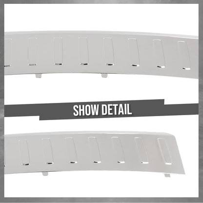 G-PLUS Rear Bumper Step Plate Trim Chrome Compatible with Benz ML250 Bluetec 4Matic 2015 Fit Benz ML350 Base 2013-2015 1668852174 Bumper Protector Guard Silver