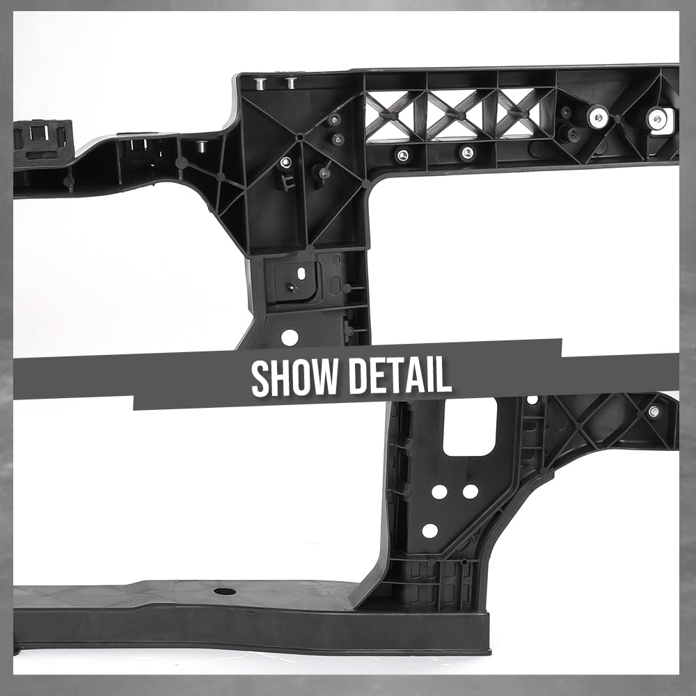 G-PLUS Radiator Support Core Compatible with Hyundai Venue Denim 2020-2021, Fit Hyundai Venue Limited 2022-2024 64101K2000, HY1225226 Black