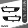 G-PLUS Front Bumper Fog Light Lamp Bezel Left +Right Compatible with Land Rover Discovery Sport 2015-2018