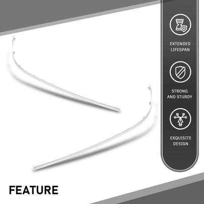 G-PLUS Front Bumper Trim Set Compatible with Benz E350 Wagon Sedan 2010-2013, Fit E550 4Matic 2012-2013, Fit Benz E550 Sedan 2010-2011,Fit for Model Without AMG Styling Package 2128850321