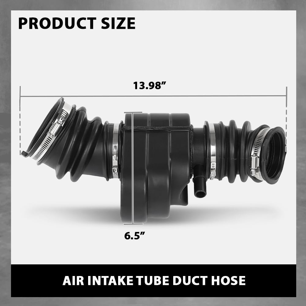 G-PLUS Air Cleaner Intake Tube Duct Hose Compatible with Buick Regal 2014-2017 22970027 Black