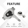 G-PLUS Engine Motor Mount and Torque Strut Mount Set Compatible with Nissan Altima 2.5L 2007-2013 11350-9N00A 11350-JA00A 2 PCS