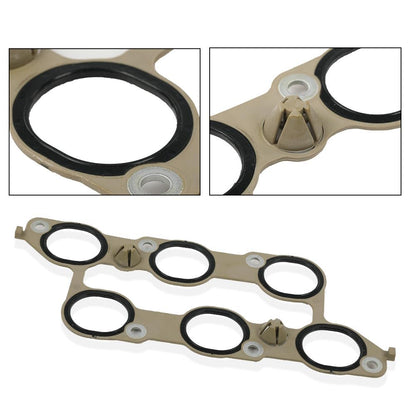 G-PLUS Intake Manifold Gasket 12673300, 12590958 Fit Buick Lacrosse 2010-2011/Cadillac CTS STS 2008-2011/Chevy Camaro 2010-2011/Caprice 2014-2017/Traverse 2014-2017/GMC Acadia 2014-2016