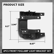 G-PLUS 2PCS Fog Light Brackets for Dodge Ram 1500 2019-2022 Side View