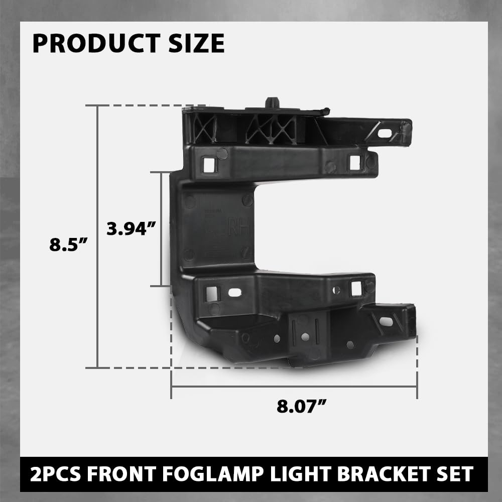 G-PLUS Fog Light Lamp Bracket Front Left & Right Compatible with Dodge Ram 1500 2019-2022 68403986AB