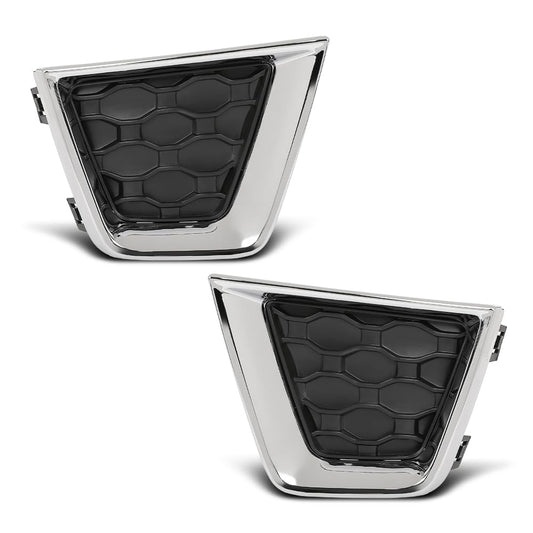 G-PLUS Pair Front Fog Light Covers, Compatible with Jeep Renegade 2019-2023, LH Driver & RH Right 2PCS, 6VP53LXHAA, 6VP55LXHAA