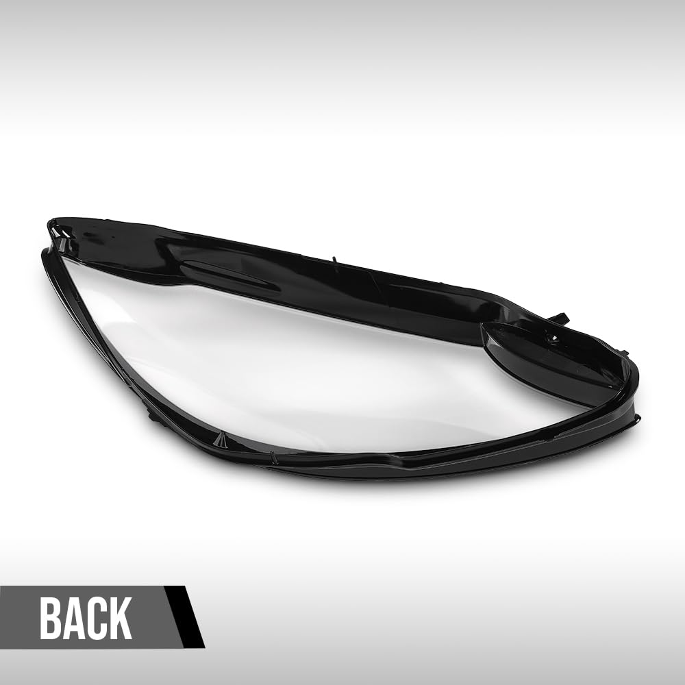 G-PLUS Headlight Lens Cover Compatible with Benz C-Class W205 2015-2017 A2059067303 Left Side Front Headlamp Lens Cover Clear