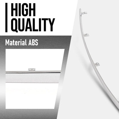 G-PLUS Rear Left Side Bumper Cover Molding Compatible with Benz E350 E550 Base Coupe 2-Door 2010-2013 Fit Models Without AMG Styling Package 2078852121, MB1158114 Silver