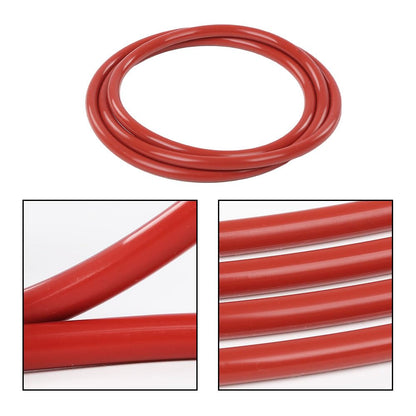 G-PLUS 4Pack Red O-Rings Wheel Seal 16.5" Compatible with All 24 Bolt Rims and 12-Bolt Military Humvee Rim Gasket M1101 M1102 Trailers