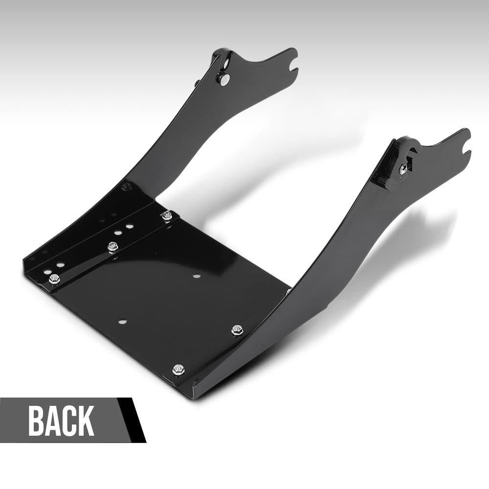 G-PLUS Tour Pack Mount Bracket Rack Compatible with Harley Touring FLHR FLHRCI FLHRI FLHRS FLHRSI FLHT FLHTI FLHX FLHXI FLTRI Models 1997-2008 Black